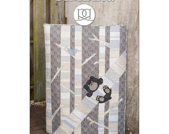 Timber Woodland Baby Quilt Pattern TWO SIZES