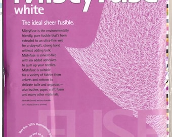 Mistyfuse Fusible Web White 20in x 10yds