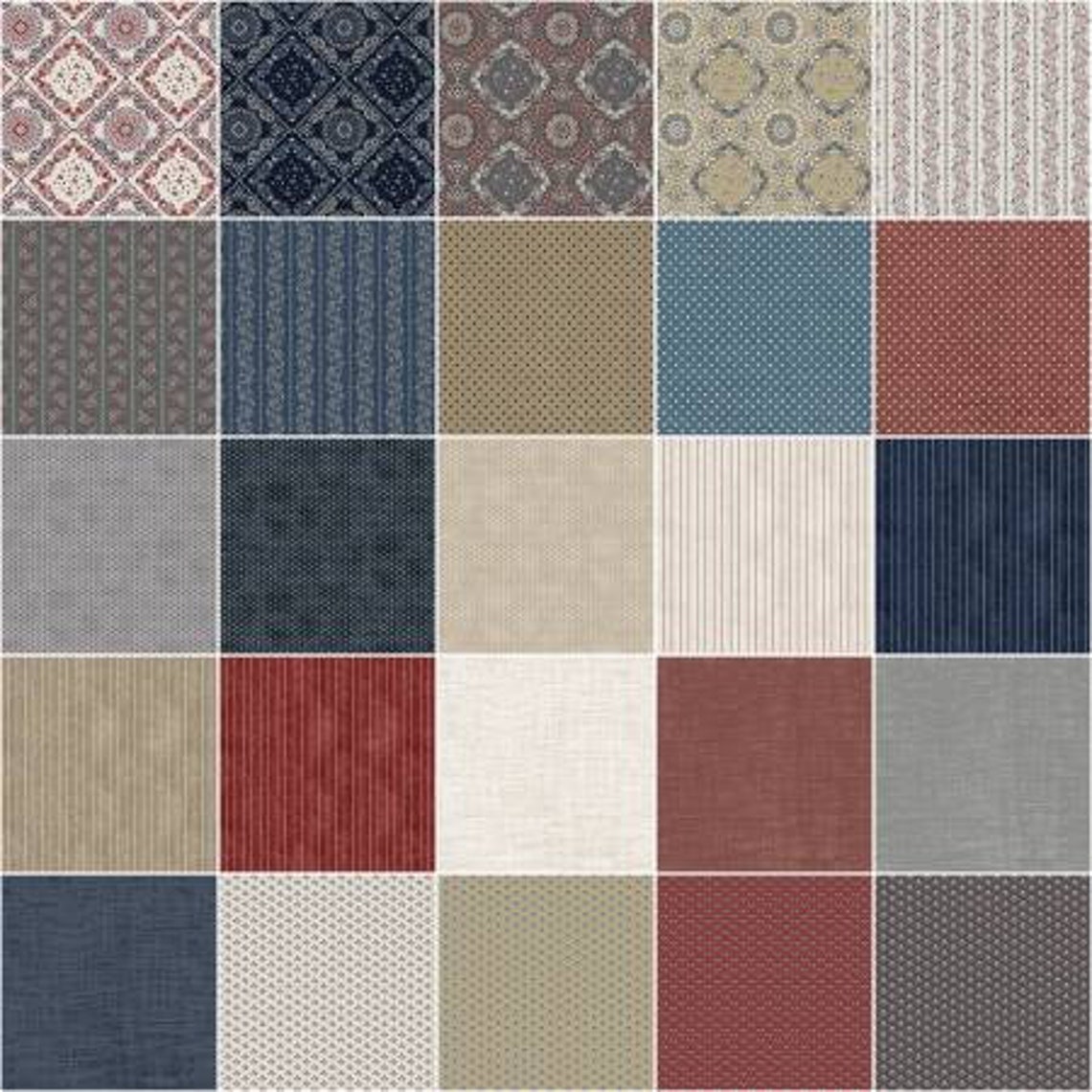 Kingston Fat Quarter Bundle by Windham Fabrics 25 Pieces Etsy