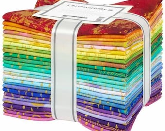 Chromaticity Complete Fat Quarter Collection 27 pieces by Robert Kaufman