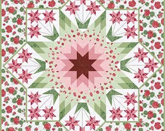 Star Bright Quilt Pattern Paper Pattern 56" x 56"