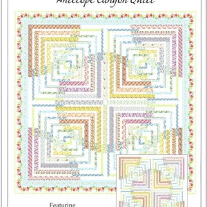 Antelope Canyon Quilt Pattern from by Laurie Shifrin 74.5 in x 74.5 in