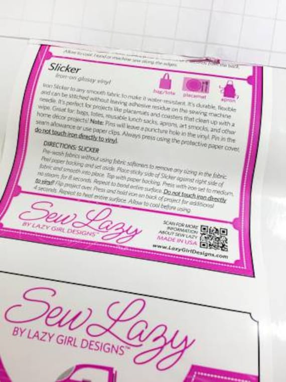 Slicker Iron-On Glossy Vinyl 17