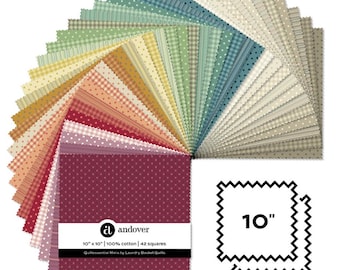 Quiltessential Minis 10 inch Pre-Cuts 42 squares
