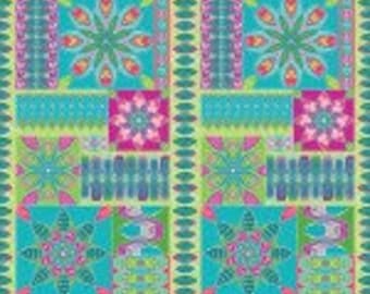 Vibrancy by Amanda Murphy Ruler Panel Green Fabric 1 = 24 inch PANEL