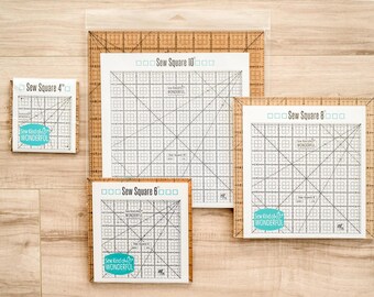 Sew Square Ruler Set (4" - 6" - 8" - 10")