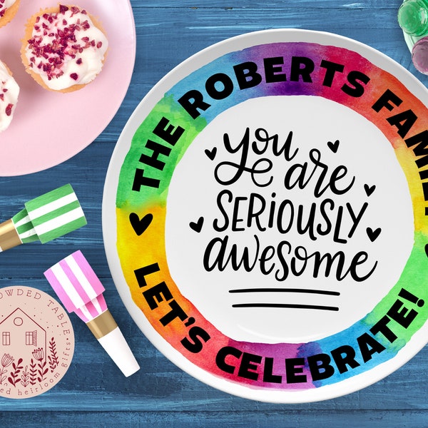 You are special today plate etsy