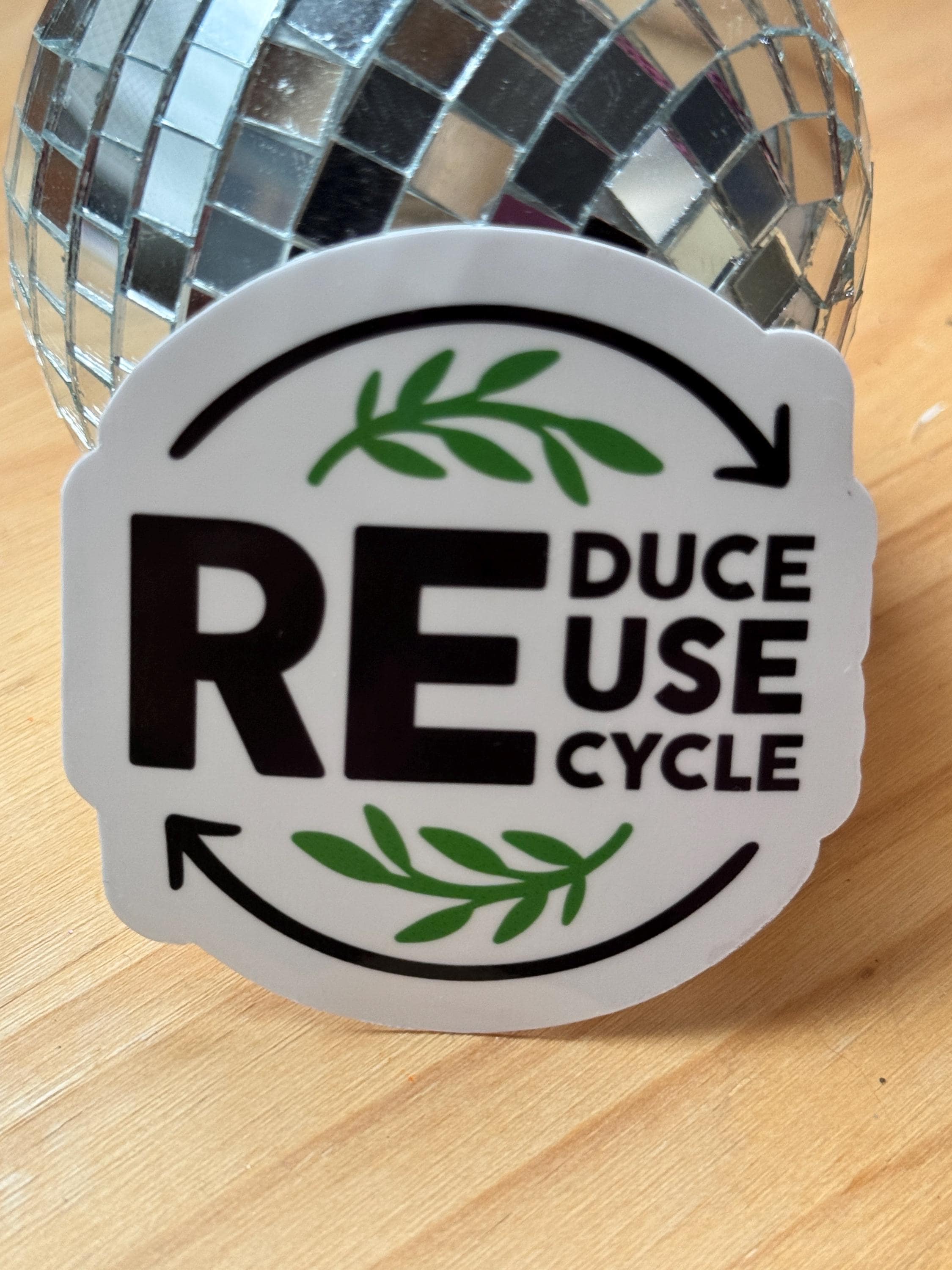 You Reduce Sticker Reduce Reuse Recycle Sticker: Earth-friendly Reminder - Etsy