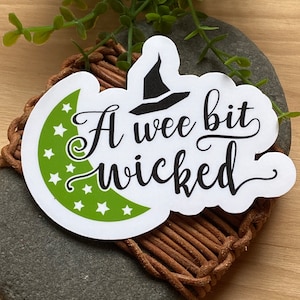 Wicked vinyl sticker
