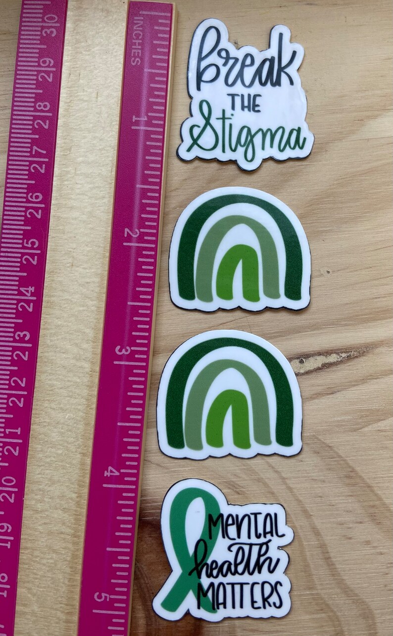Mental Health Awareness Sticker Set, Laptop Decals - Etsy