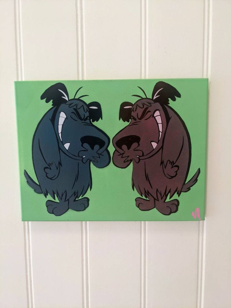 Two Funny Hand Cut Multi Layered Stencil Spray Painting Of Etsy