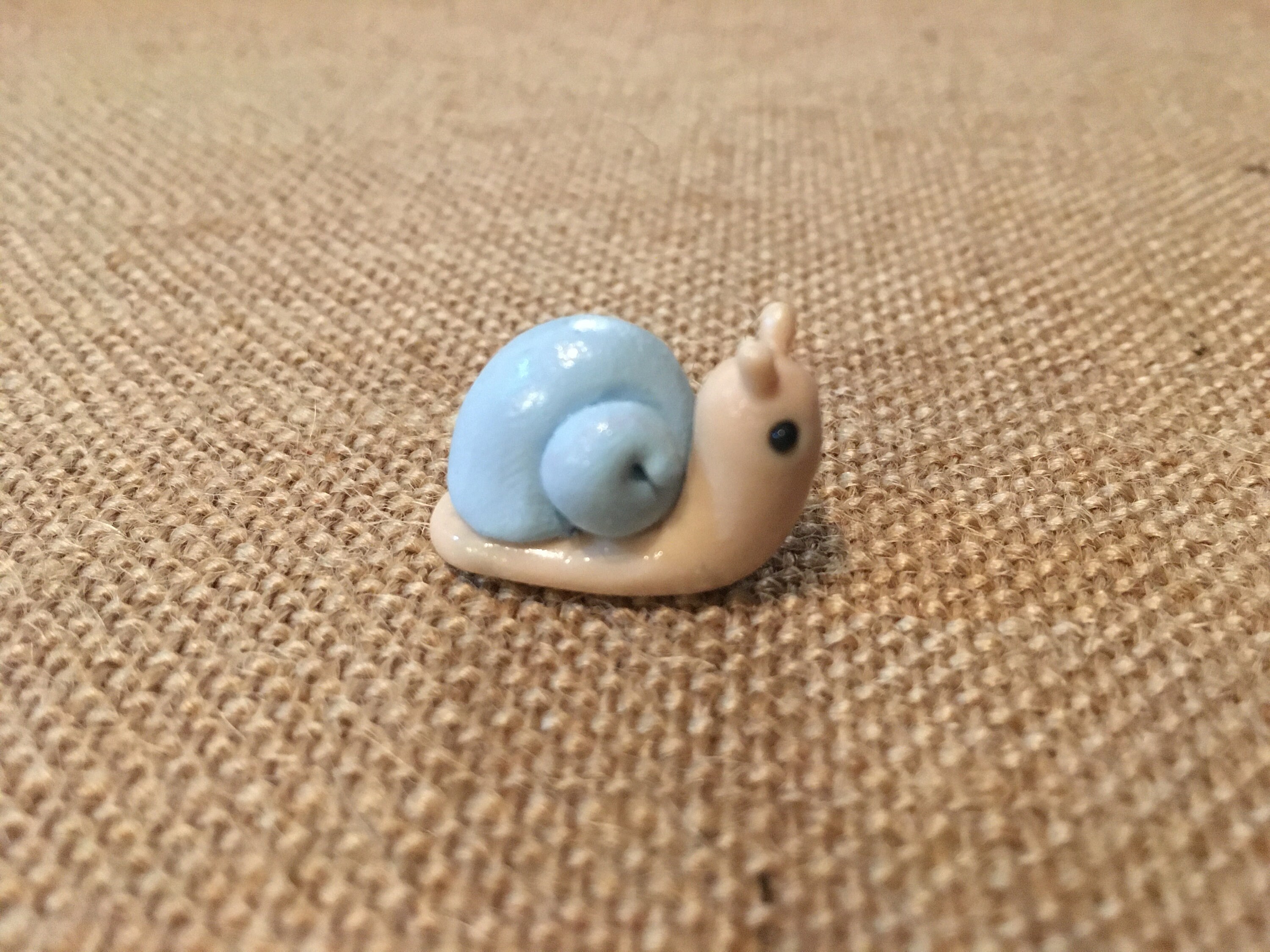 Custom Polymer Clay Snail Friends Etsy
