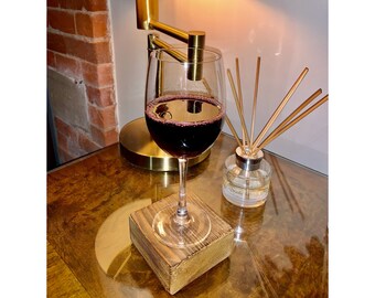 Hand Crafted Rustic Wooden Mug Coasters (set of 4) - Reclaimed Timber