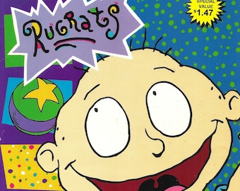 Vintage Coloring Book Rugrats 1997 Printable PDF Instant Digital Download 64 Pages Nickelodeon Nostalgic Fun For Adults and Kids