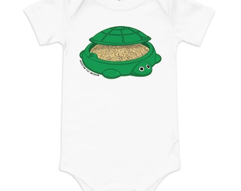Jednoczęściowy kombinezon dla niemowląt Turtle Sandbox