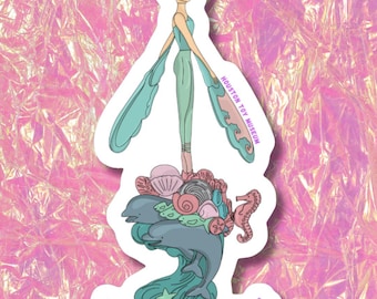 Sky Dancer 'Crashing Out' Vinyl Sticker Decal - Vintage Toy - Classic Toy - 1990s - Millennial