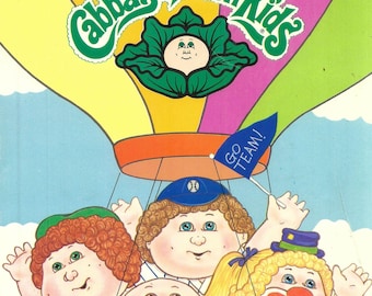 Vintage Coloring Book Cabbage Patch Kids 1986 Printable PDF Instant Digital Download 96 Pages Nostalgic Fun For Adults and Kids