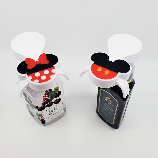 2-pack Foaming Soap Adapters, Mickey & Minnie, Bathroom Decor, Housewarming Gift