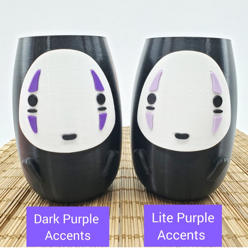 No Face Planter, Spirited Away Flower Pot, Anime Office Decor, Desk Pencil Holder, Studio Ghibli Fan Art image 3