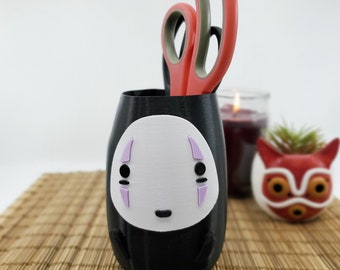No Face Imperfect Planter: Spirited Away Flower Pot Desk Decor
