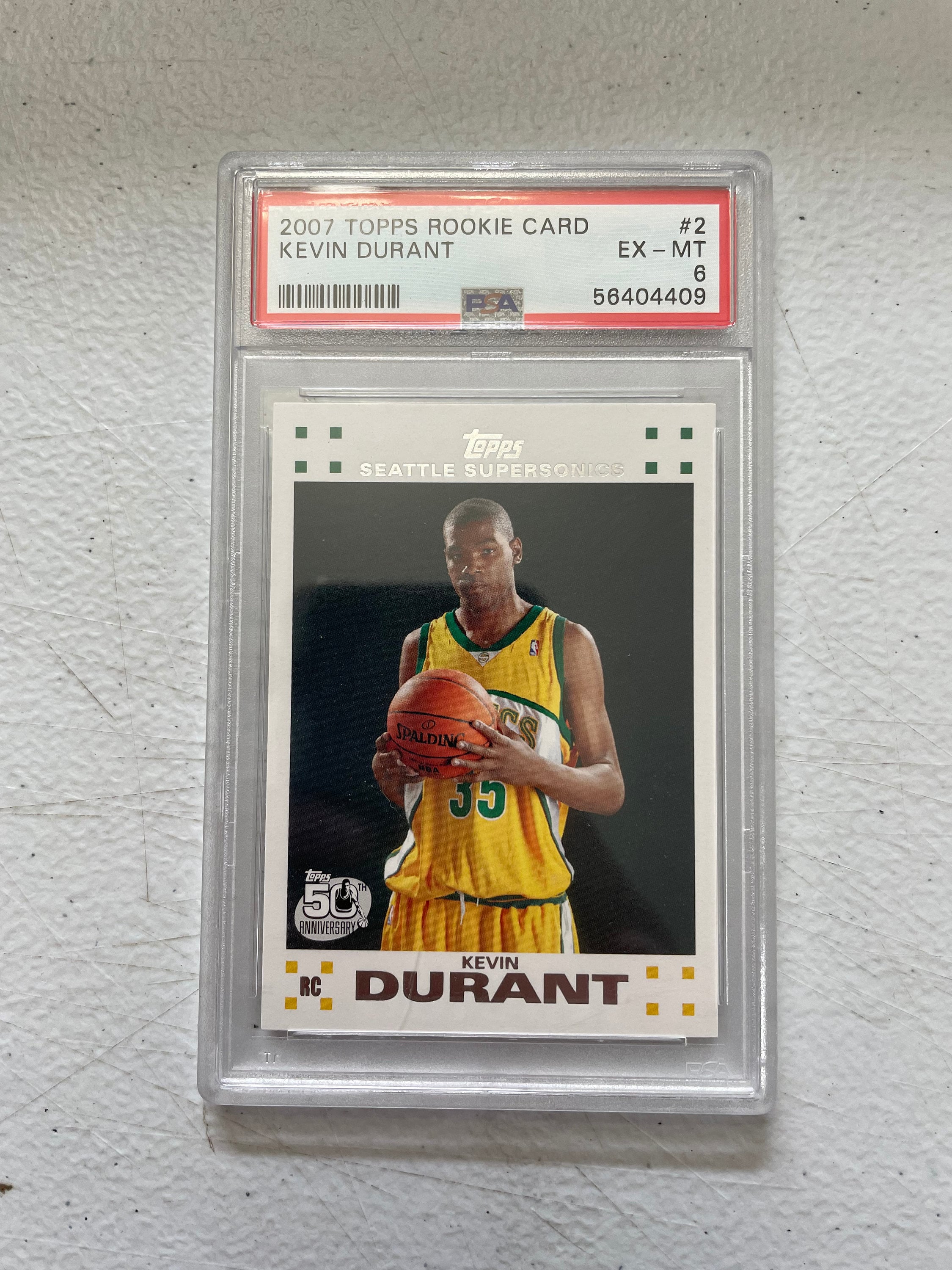 Kevin Durant Graded 6 Rookie Card - Etsy