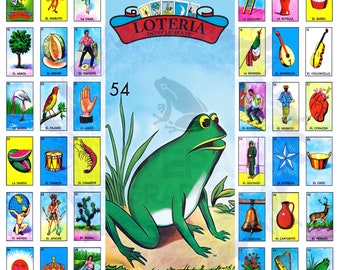 Loteria &quot;La Rana&quot; Digital File