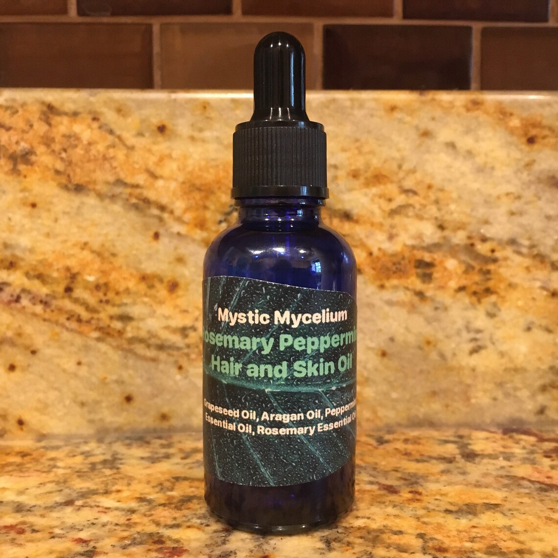 Rosemary Peppermint Hair and Skin Oil Etsy