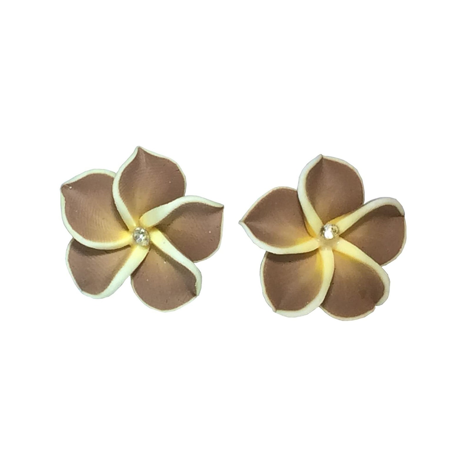 Elija Color Clay Earrings Tropical Hibiscus Flower ...