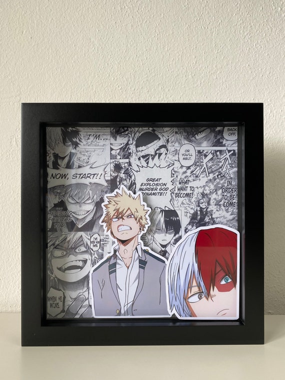 Anime Shadow Box Picture Frame MHA - Etsy