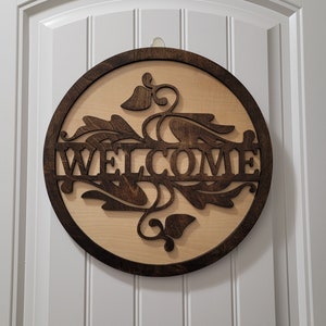 Welcome Sign- Wall hanging- Home Decor- Welcome Sign/Plaque-Wooden-Front Door Sign-Gifts-wall sign-custom gifts