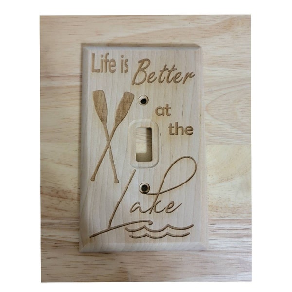 Engraved Light Switch Cover Etsy