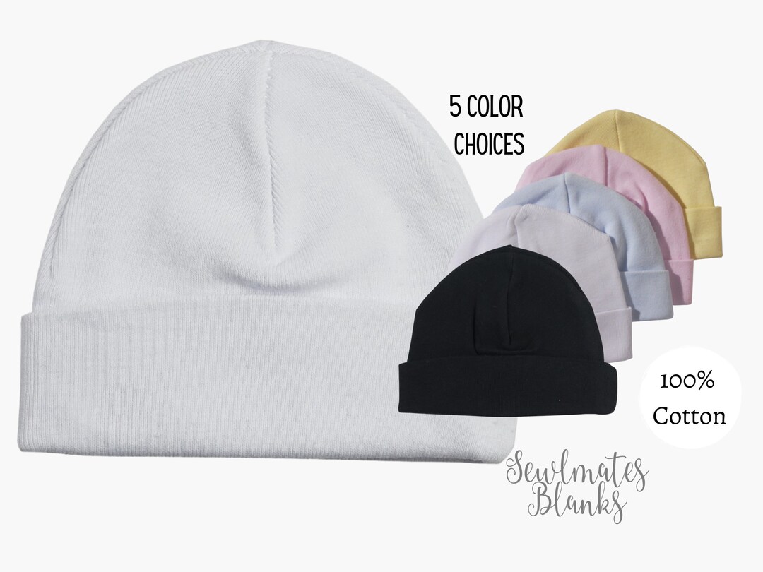 Infant Beanie Cotton Baby Infant Blanks Blanks for HTV Etsy UK
