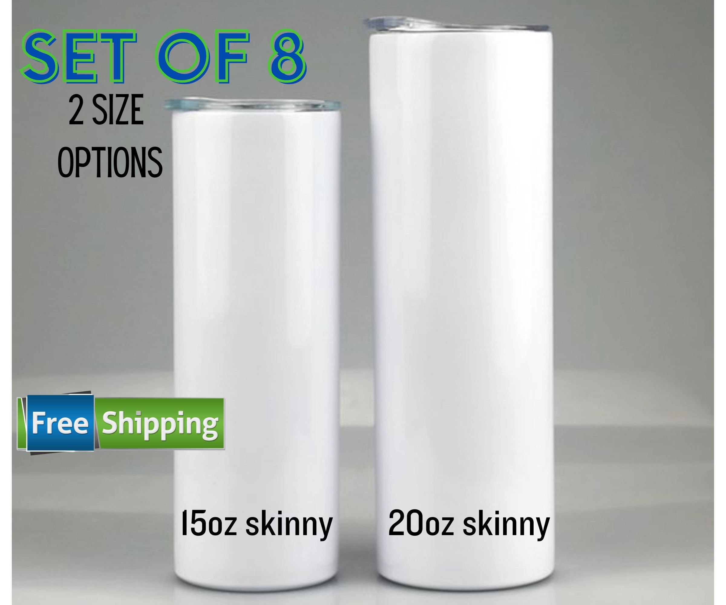 15oz Skinny Tumblers Wholesale