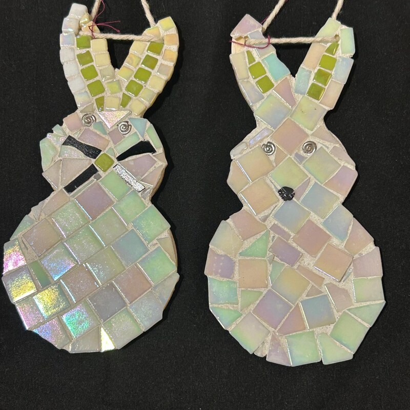 Mosaic Bunny - Etsy