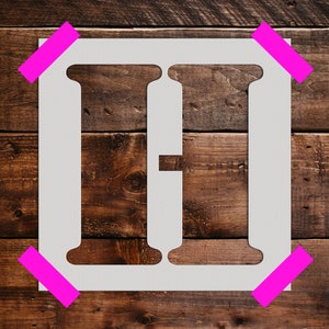Letter H -Reusable Stencil - Art Stencil - Craft  Stencil - Reusable Large Stencil - Crafting Stencils