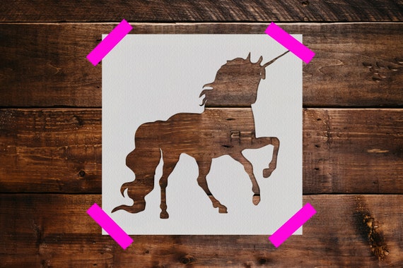 Unicorn Stencil  Reusable Moons Stencil art Stencil DIY