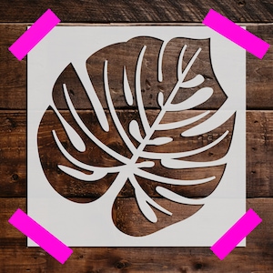 29 * 21cm Big flower leaves DIY Stencils Wall Painting Scrapbook