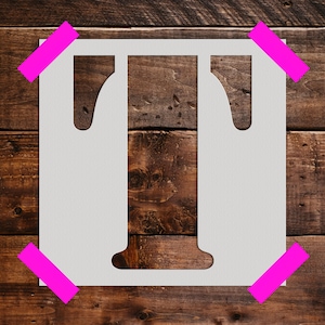 Letter T -Reusable Stencil - Art Stencil - Craft  Stencil - Reusable Large Stencil - Crafting Stencils