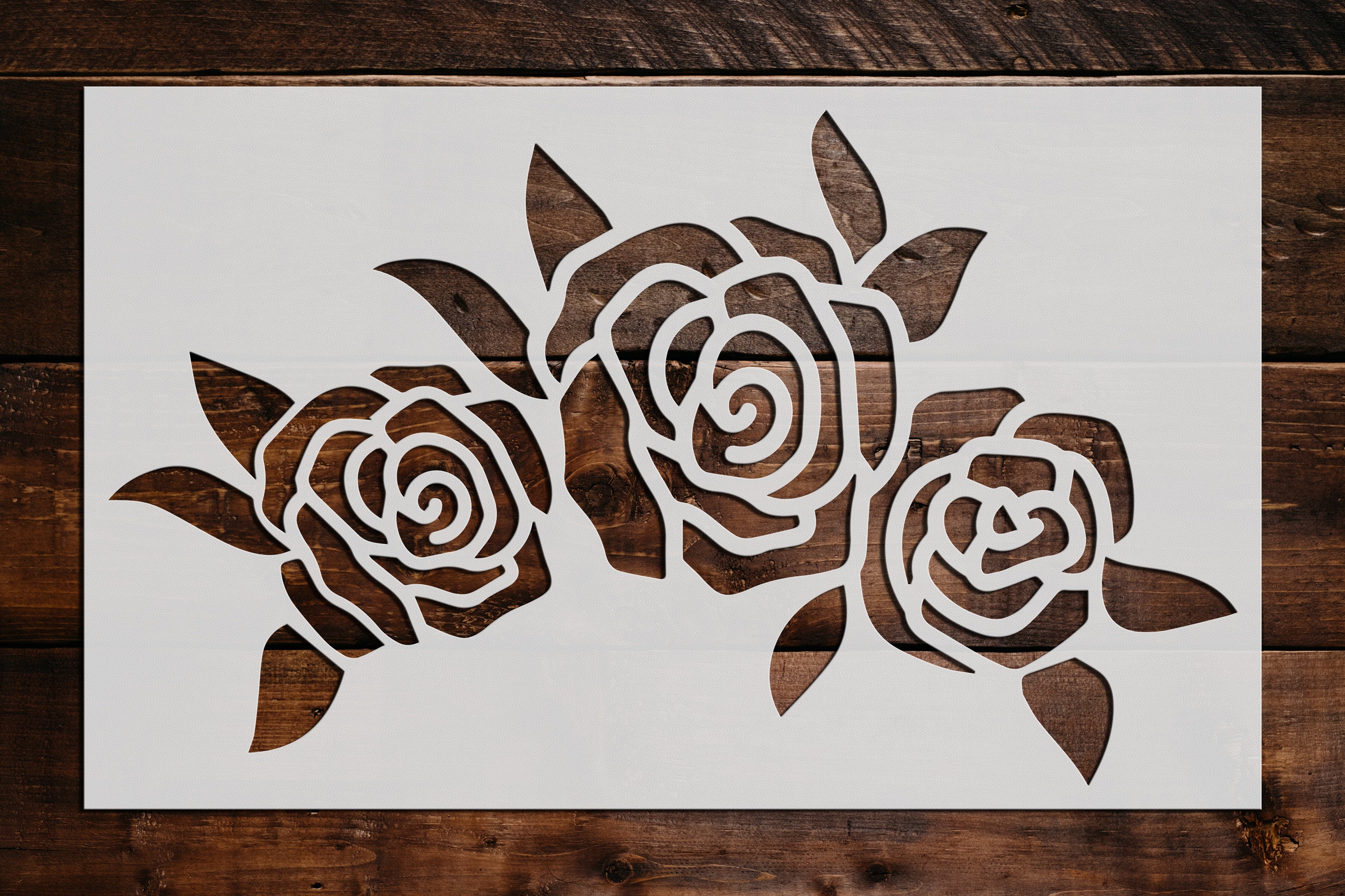 Roses Stencil Reusable Roses Stencil Art Stencil DIY - Etsy