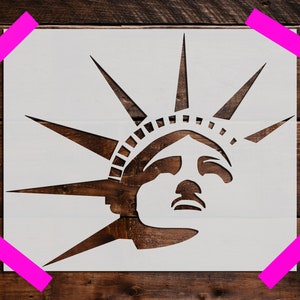 Statue of Liberty Stencil, Reusable Statue of Liberty  Stencil, Art Stencil, DIY Craft Stencil, Large Statue of Liberty Stencil