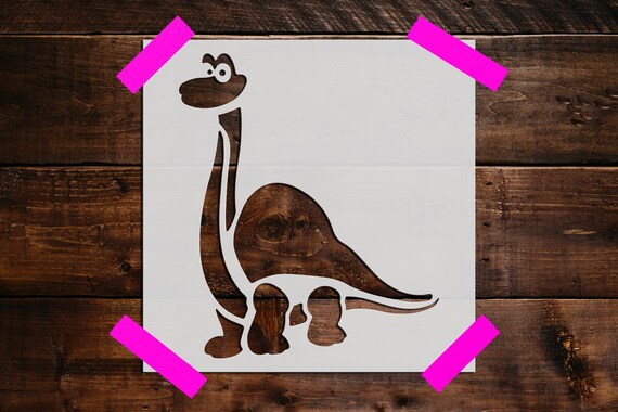 Cute Dinosaur Stencil Reusable Cute Dino Stencil Art