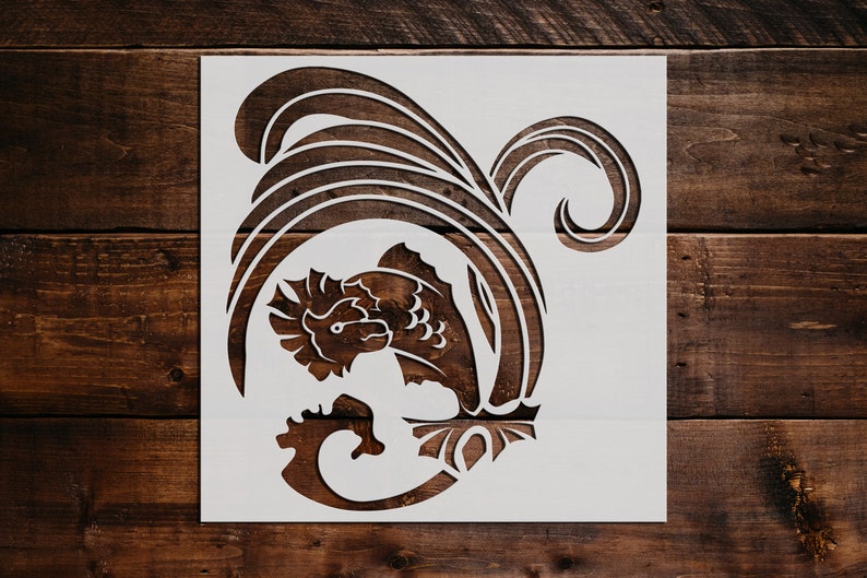 Large Lizard Stencil Reusable Lizard Stencil Lizard Stencil Art Stencil- Painting Stencil