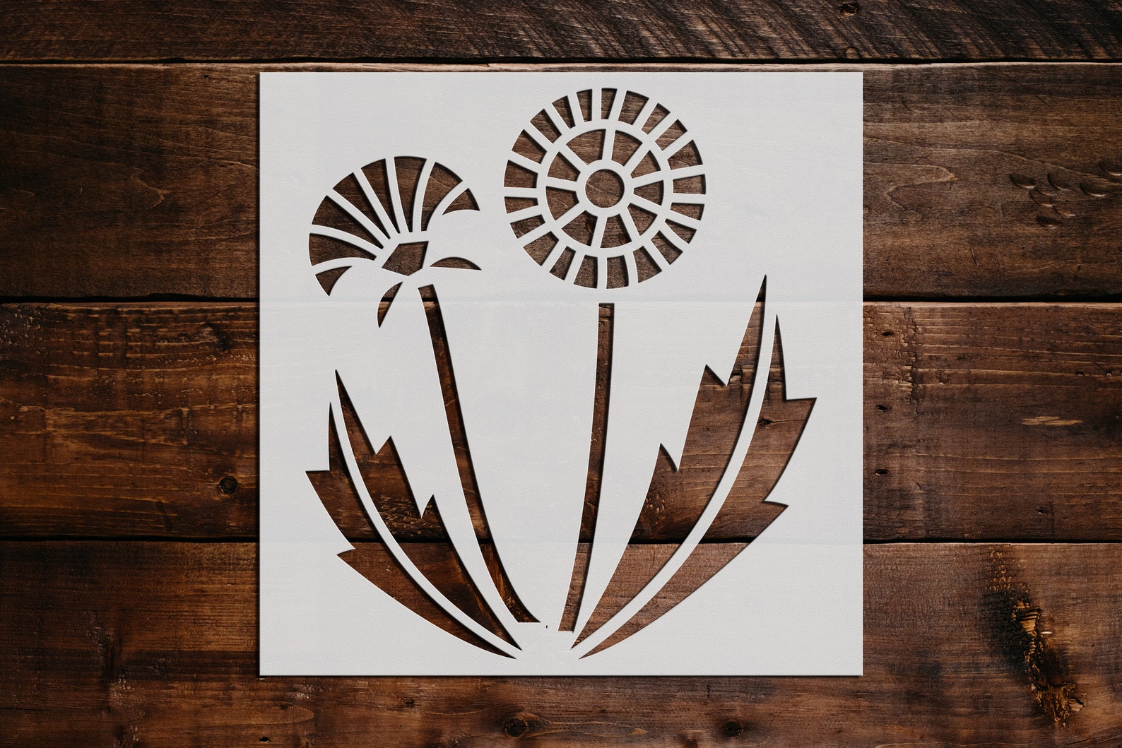 Dandelion Stencil Reusable Dandelion Stencil Art Stencil - Etsy