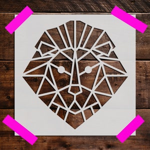 Lion Stencil, Reusable Lion Stencil, DIY Craft Stencil, Large Lion  Stencil, Lion  Wall Stencil, Art Stencils