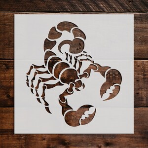 Scorpion Stencil - Reusable Scorpion Stencil - Art Stencil - DIY Craft Stencil - Painting ...