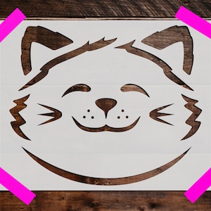 Cat Stencil, Reusable Cat Stencil,  DIY Craft Stencil, Large Cat Stencil, Wall Stencil, Cats, Kitty