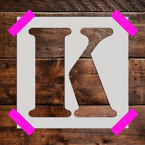Letter K -Reusable Stencil - Art Stencil - Craft  Stencil - Reusable Large Stencil - Crafting Stencils