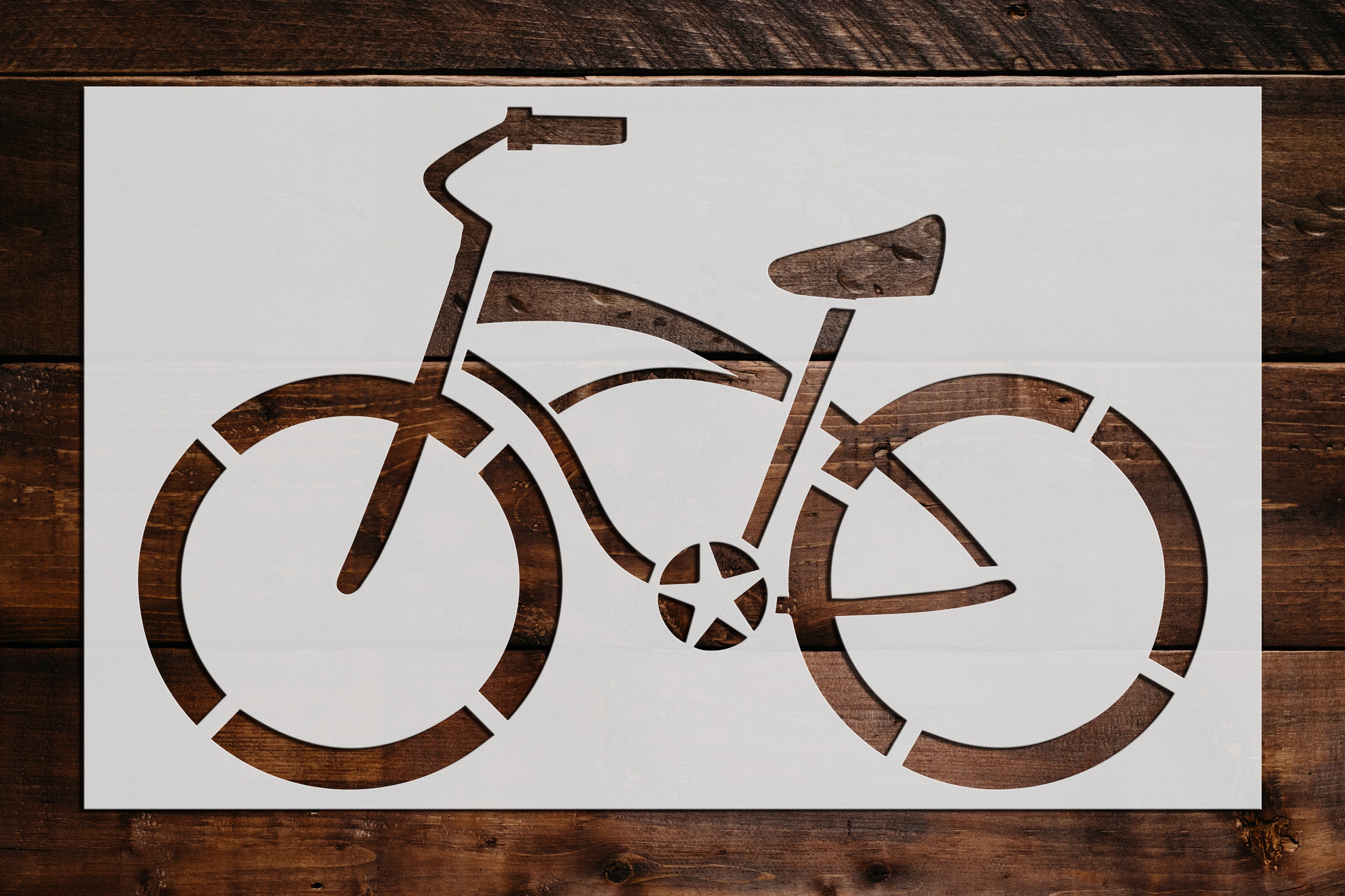 Bicycle Stencil Reusable Bicycle Stencil Art Stencil DIY Etsy