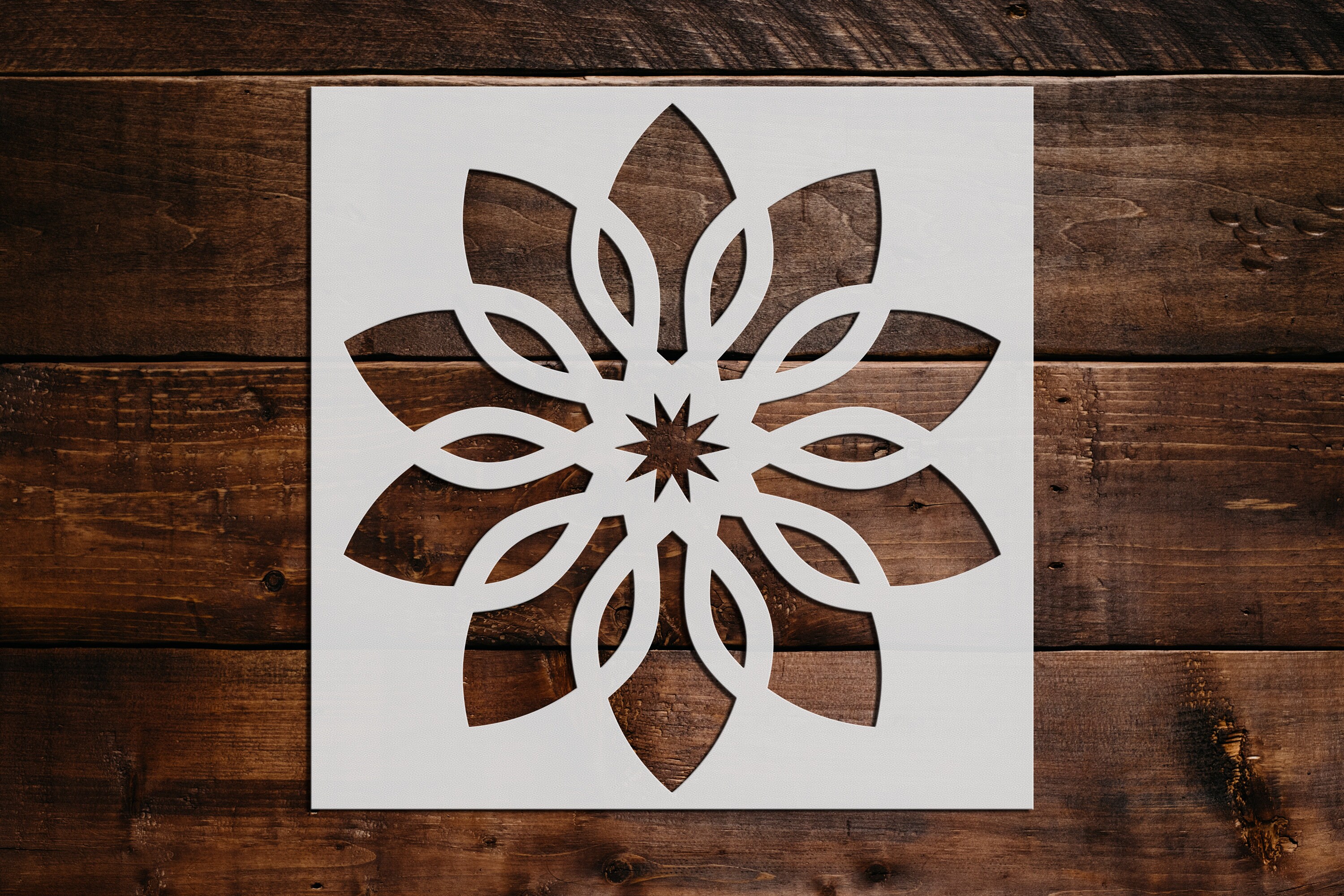 GSS Designs Wildflower Stencil for Painting and Crafts Reusable