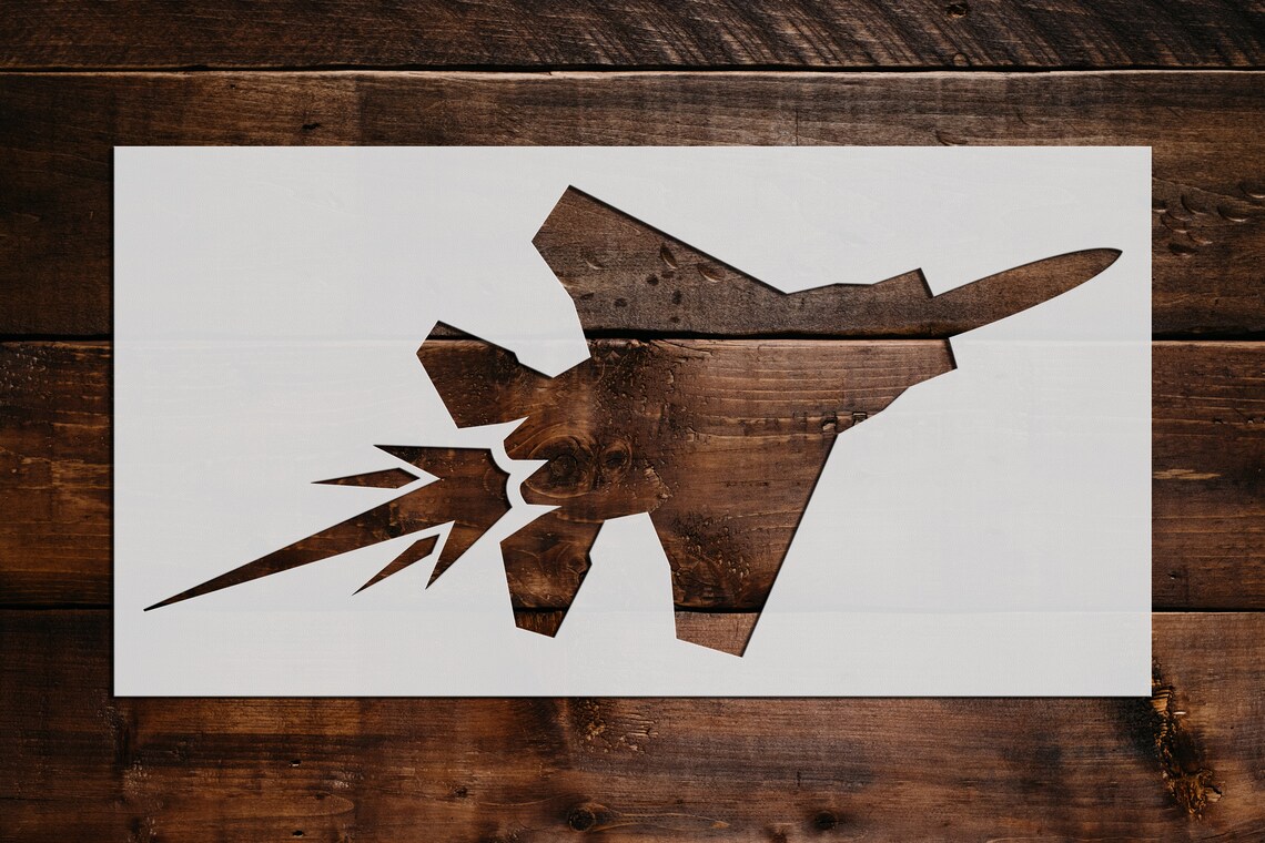 Jet Stencil Reusable Jet Stencil DIY Craft Stencil Large Etsy jet-stencil-reusable-jet-stencil-diy-craft-stencil-large-etsy